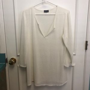 White Bathing Suit Cover Up